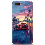 Phoenix Cep Neo Kılıf HD Baskılı Kılıf + SERAMİK TAM KAPLAYAN EKRAN KORUYUCU 102 Beyaz - Fuşya Oppo RX17 ile uyumlu