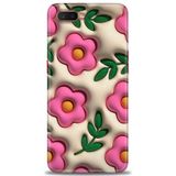 Phoenix Cep Neo Kılıf HD Baskılı Kılıf + SERAMİK TAM KAPLAYAN EKRAN KORUYUCU 111 Beyaz - Lacivert Oppo RX17 ile uyumlu