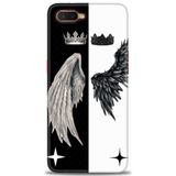 Phoenix Cep Neo Kılıf HD Baskılı Kılıf + SERAMİK TAM KAPLAYAN EKRAN KORUYUCU 145 Siyah - Gül Oppo RX17 ile uyumlu