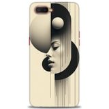 Phoenix Cep Neo Kılıf HD Baskılı Kılıf + SERAMİK TAM KAPLAYAN EKRAN KORUYUCU 149 Beyaz - Altın Oppo RX17 ile uyumlu