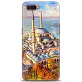 Phoenix Cep Neo Kılıf HD Baskılı Kılıf + SERAMİK TAM KAPLAYAN EKRAN KORUYUCU 226 Beyaz Kalpler Oppo RX17 ile uyumlu