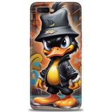 Phoenix Cep Neo Kılıf HD Baskılı Kılıf + SERAMİK TAM KAPLAYAN EKRAN KORUYUCU 256 Beyaz - Kırmızı Oppo RX17 ile uyumlu