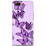 Phoenix Cep Neo Kılıf HD Baskılı Kılıf + SERAMİK TAM KAPLAYAN EKRAN KORUYUCU 300 Beyaz - Gri Oppo RX17 ile uyumlu