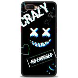 Phoenix Cep Neo Kılıf HD Baskılı Kılıf + SERAMİK TAM KAPLAYAN EKRAN KORUYUCU 356 Beyaz - Lacivert Oppo RX17 ile uyumlu