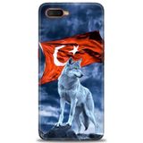 Phoenix Cep Neo Kılıf HD Baskılı Kılıf + SERAMİK TAM KAPLAYAN EKRAN KORUYUCU 36 Siyah - Açık Kırmızı Oppo RX17 ile uyumlu