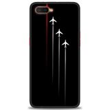 Phoenix Cep Neo Kılıf HD Baskılı Kılıf + SERAMİK TAM KAPLAYAN EKRAN KORUYUCU 386 Siyah - Fuşya Oppo RX17 ile uyumlu