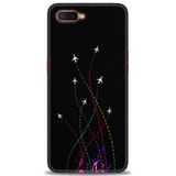Phoenix Cep Neo Kılıf HD Baskılı Kılıf + SERAMİK TAM KAPLAYAN EKRAN KORUYUCU 388 Siyah - Gri Oppo RX17 ile uyumlu