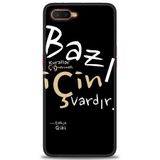 Phoenix Cep Neo Kılıf HD Baskılı Kılıf + SERAMİK TAM KAPLAYAN EKRAN KORUYUCU 394 Beyaz - Altın Oppo RX17 ile uyumlu