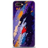 Phoenix Cep Neo Kılıf HD Baskılı Kılıf + SERAMİK TAM KAPLAYAN EKRAN KORUYUCU 436 Siyah - Gold Oppo RX17 ile uyumlu