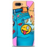Phoenix Cep Neo Kılıf HD Baskılı Kılıf + SERAMİK TAM KAPLAYAN EKRAN KORUYUCU 448 Beyaz - Gümüş Oppo RX17 ile uyumlu