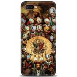 Phoenix Cep Neo Kılıf HD Baskılı Kılıf + SERAMİK TAM KAPLAYAN EKRAN KORUYUCU 468 Beyaz - Yıldız Oppo RX17 ile uyumlu