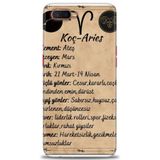 Phoenix Cep Neo Kılıf HD Baskılı Kılıf + SERAMİK TAM KAPLAYAN EKRAN KORUYUCU 479 Siyah - Beyaz Oppo RX17 ile uyumlu