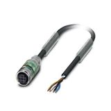 Phoenix Contact 1415597 M12 4 Pin Dişi Düz PVC Sensör Kablosu