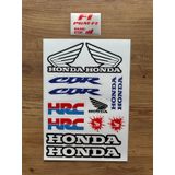 Phoenix HONDA CBR HRC MOTORSİKLET KASK STİCKER ÇIKARTMA SETİ hrc1