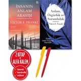 Phoenix Yayınevi Alfa Kalem+Insanın Anlam Arayışı+Anlam Özgürlük ve Sorumluluk+Viktor E. Frankl 2 Kitap+Yeni
