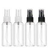 Phomanttonary 4 x 100 ml sprey şişesi, küçük, şeffaf sprey şişesi, boş, plastik parfüm spreyi, boş taşınabilir seyahat şişesi seti