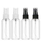 Phomanttonary 4 x 100 ml sprey şişesi, küçük, şeffaf sprey şişesi, boş, plastik parfüm spreyi, boş taşınabilir seyahat şişesi seti