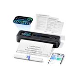 Phomemo M832D Dokunmatik Ekranlı Termal A4 Taşınabilir Yazıcı, Siyah, 300 Dpi, Bluetooth Kablosuz, Mürekkepsiz