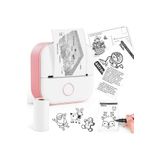Phomemo T02 Mini Taşınabilir Akıllı Cep Sticker Pembe Fotoğraf Yazıcı