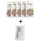 PHONAK 312 NUMARA İŞİTME CİHAZI PİLİ 5 PAKET + TEMİZLEME FIRÇASI HEDİYE