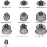 Phonak, Unitron & Hansaton 4.0 Dome Open - İşitme Cihazı Şemsiyesi (10 Adet) (M - Ø 8 mm)