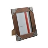 PHOTO ALBUM Acr Metal Kenarlıklı Ahşap Fotoğraf Çerçevesi / -sf6308 15x20 Cm Acr-sf6308