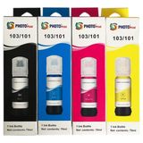 Photo Print Epson 101/103 Uyumlu 4 Renk Mürekkep Seti 4 x 70 ml