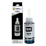 Photo Print Epson Ecoprınt L365 664 T6641 Uyumlu Siyah Muadil Mürekkep 70 ml