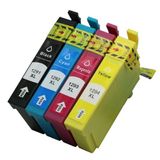Photo Print Epson Stylus SX235W Uyumlu 4 Renk Muadil Kartuş Seti