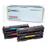 Photo Print Hp Color Laserjet Pro M182NW Yazıcı 216A 4 Renk Ithal Muadil Toner Seti 1.050 Syf Renkli Chipsiz