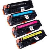 Photo Print Hp Color Laserjet Pro Mfp CP1525NW 4 Renk Renkli Toner Muadil Yazıcı Kartuş 4 Lü Ekonomik Paket CE320A-CE323A