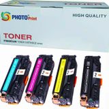 Photo Print Hp Laserjet Pro 300 Color M351A CE410A/CE411A/CE412A/CE413A İthal 4 Renk Muadil Chipli 3.500 Sayfa Toner Seti