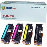 Photo Print Hp Laserjet Pro 300 Color Mfp M375NW CE410A/CE411A/CE412A/CE413A İthal 4 Renk Muadil Chipli 3.500 Sayfa Toner Seti