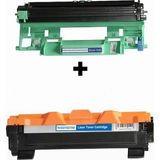 Photo Print Pp Brother HL-1211W TN-1040 Ithal Muadil Siyah Toner + Brother DR-1040 Muadil Drum Ünitesi 2 Li Set