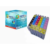 Photo Print® Stylus Photo RX680 Uyumlu 6 Renk Muadil Kartuş Seti T0801-t0802-t0803-t0804-t0805-t0825