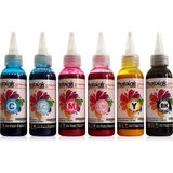 Photoink 100 Ml. 6 Renk Kuşe Matbaa Mürekkebi - Renkli