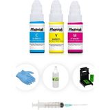 Photoink Canon E414 Plus renkli kartuş dolum seti 3 Renk