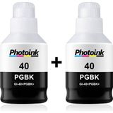 Photoink Canon G1430 G2470 G3470 G4470 Uyumlu 2 Adet Siyah Photoink Plus Mürekkep - OCP Set - 4 Renk