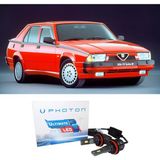 Photon Alfa Romeo 75 Uzun + Kısa Far Ampulü H4 Ultimate Yeni Seri Beyaz 1985-1992