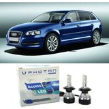 Photon Audi A3 8p LED Xenon Uzun Far Ampulü H7 Access Yeni Seri Beyaz 2008 - 2012 - 00-Beyaz