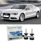 Photon Audi A5 B8 LED Xenon Sis Farı Ampulü H11 Access Yeni Seri Beyaz 2007-2014 - 00-Beyaz