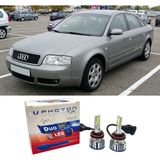 Photon Audi A6 C5 LED Xenon Kısa Far Ampulü H1 Duo Yeni Seri Beyaz 1997-2005