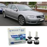 Photon Audi A8 D3 Kısa Far Ampulü H7 Access Yeni Seri Beyaz 2002-2010 - 00-Beyaz