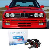 Photon Bmw E30 LED Xenon Kısa Far Ampulü H1 Ultimate Yeni Seri Beyaz