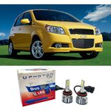 Photon Chevrolet Aveo Uzun + Kısa Far Ampulü H4 Duo Yeni Seri Beyaz 2003-2011