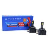 Photon CHEVROLET Corvette 2005-2010 ile uyumlu Photon Milestone D1S LED 6000 Kelvin 28000 Lümen