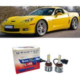Photon Chevrolet Corvette C6 Uzun Far Ampulü H11 Duo Yeni Seri Beyaz 2008-2014