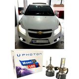 Photon Chevrolet Cruze LED Xenon Uzun + Kısa Far Ampulü H4 Mono Yeni Seri Beyaz