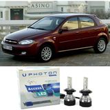 Photon Chevrolet Lacetti Hb LED Xenon Uzun + Kısa Far Ampulü H4 Access Yeni Seri Beyaz - 00-Beyaz