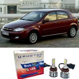 Photon Chevrolet Lacetti Hb LED Xenon Uzun + Kısa Far Ampulü H4 Duo Yeni Seri Beyaz